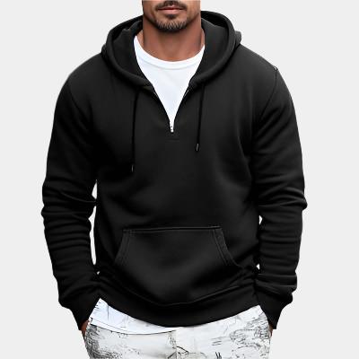 Muscle Fit Half-Zip Hoodie