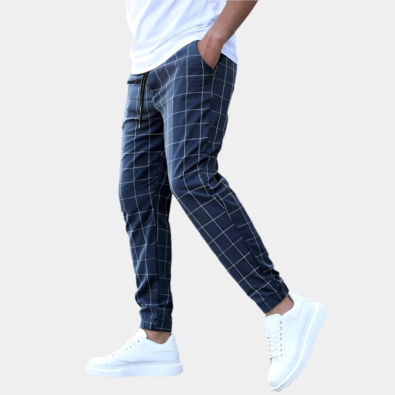 Square Plaid Pants