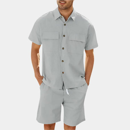 Button Up Summer Sport Set