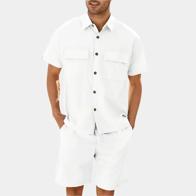 Button Up Summer Sport Set