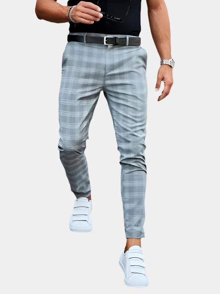 Plaid Print Pants