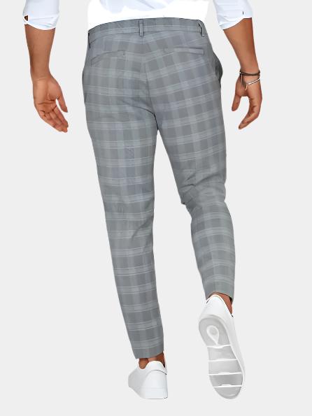 Plaid Print Pants