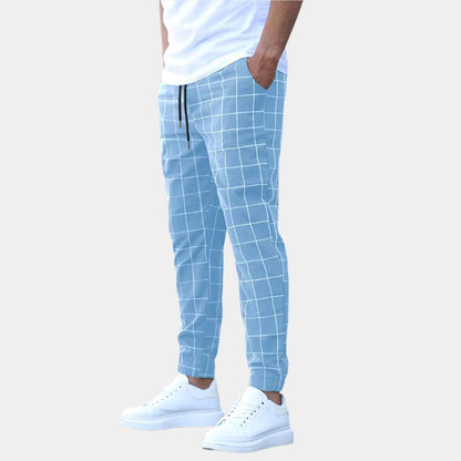 Square Plaid Pants