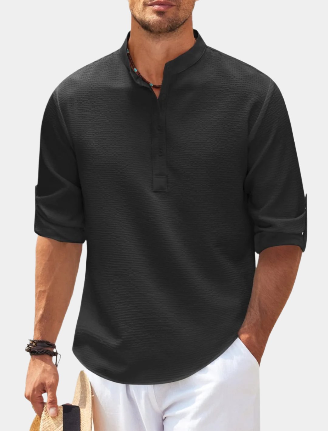 Casual Long Sleeve Button-up