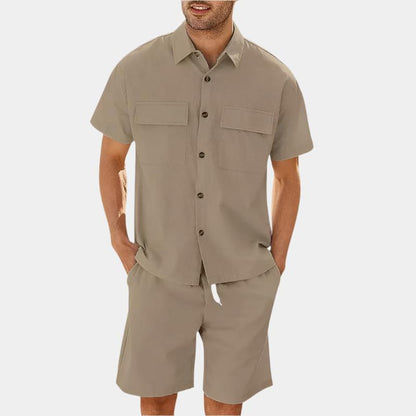 Button Up Summer Sport Set