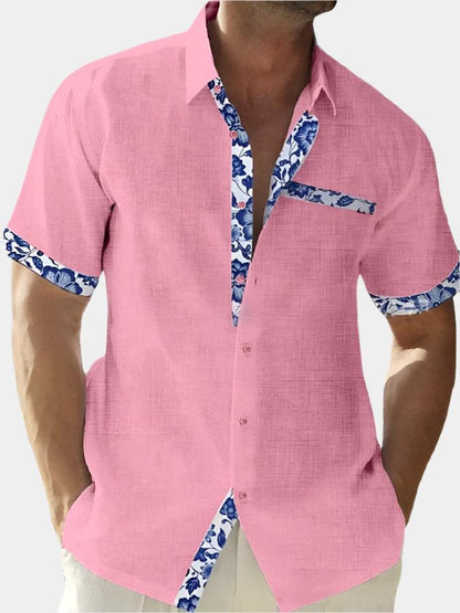 Floral Print Seaside Casual Shirt