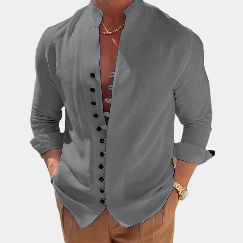 Casual Button Long Sleeve Shirt