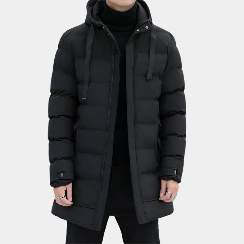 Extended Hooded Puffer Jacket