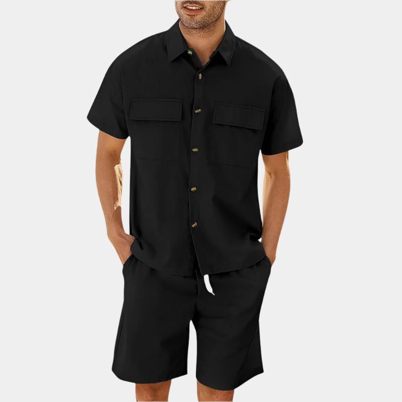 Button Up Summer Sport Set