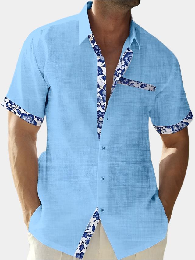 Floral Print Seaside Casual Shirt