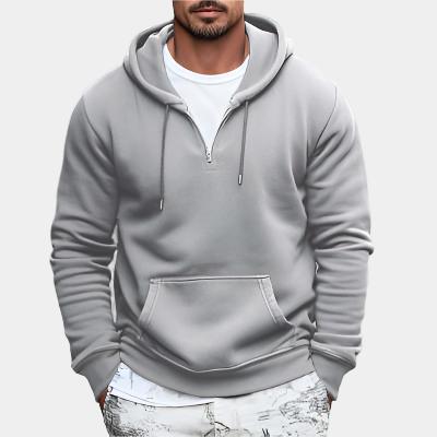 Muscle Fit Half-Zip Hoodie