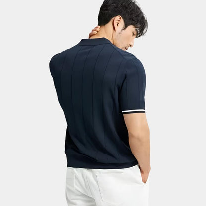 Zipper Polo Shirt