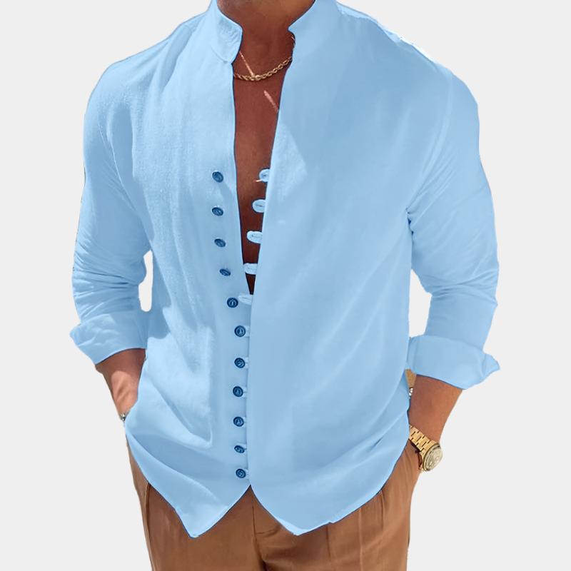 Casual Button Long Sleeve Shirt