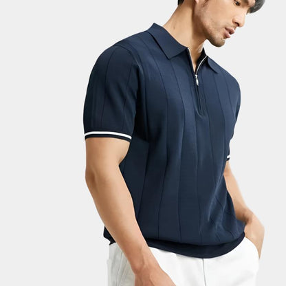 Zipper Polo Shirt