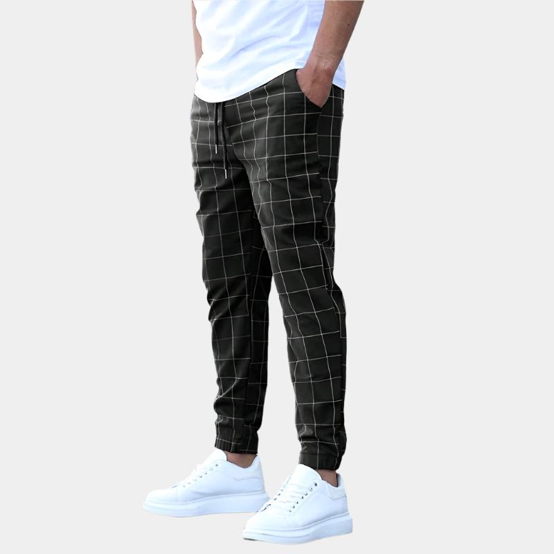 Square Plaid Pants