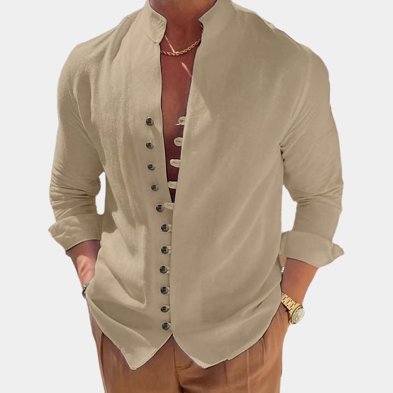 Casual Button Long Sleeve Shirt