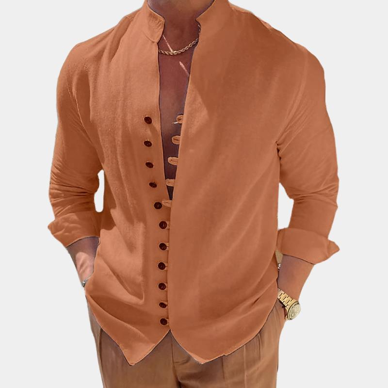 Casual Button Long Sleeve Shirt